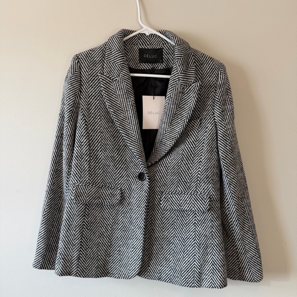 Deluc Herringbone Blazer